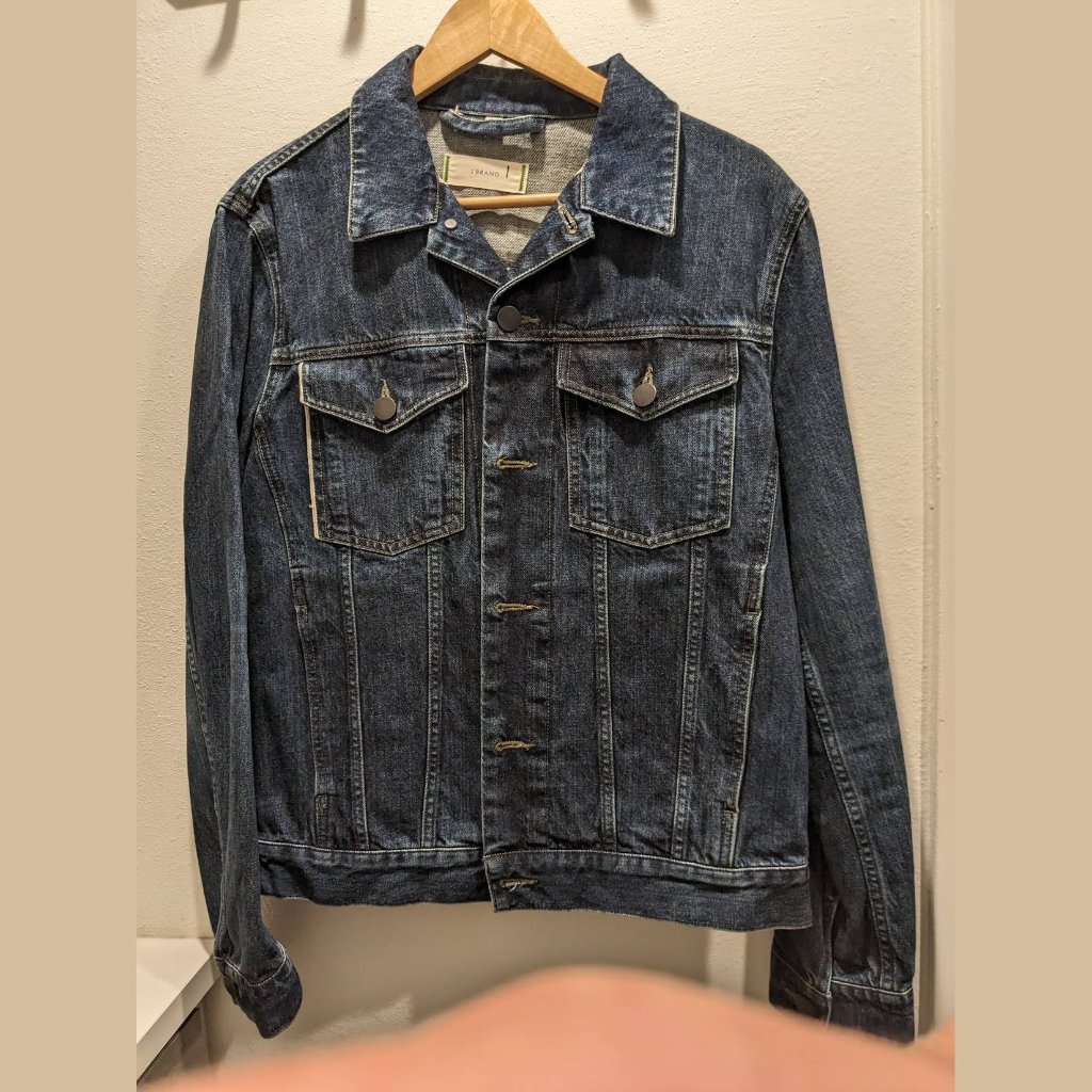 J Brand Blue Denim Jacket